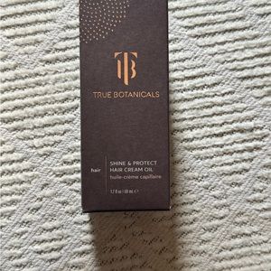 True Botanicals Shine & Protect Hair Cream Oil - new in box